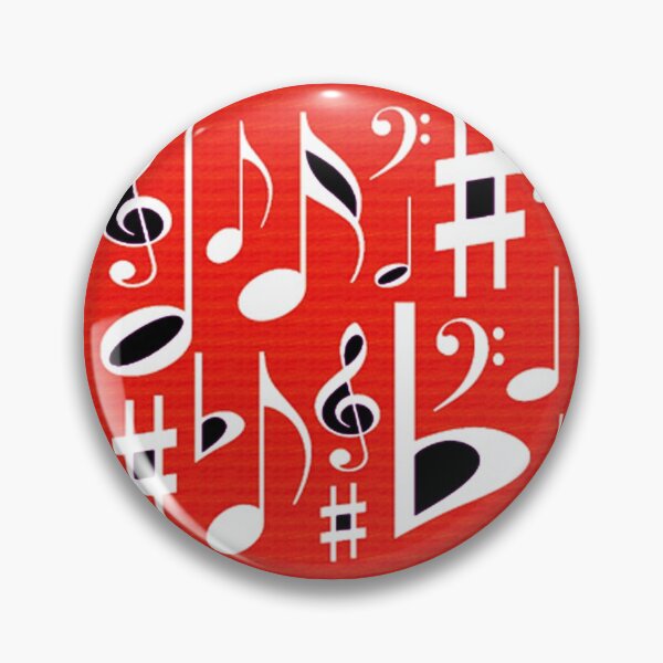 Item preview, Music Notes Red Retro Design designed and sold by SillaHoekstra.