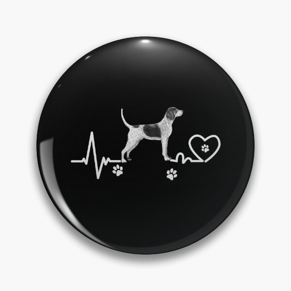 Item preview, Bluetick Coonhound Dog Heartbeat designed and sold by Boum04.