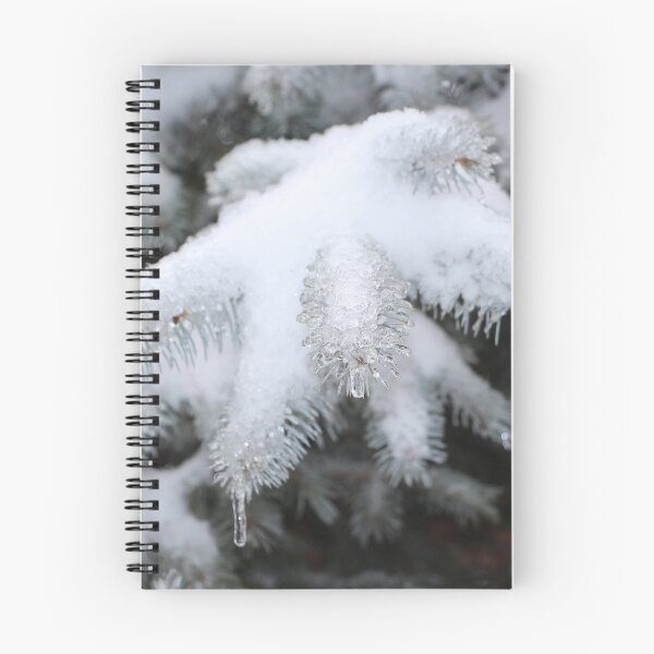 Item preview, Icy Colorado Blue Spruce Tree Branch Covered with Snow  designed and sold by JariHawk.