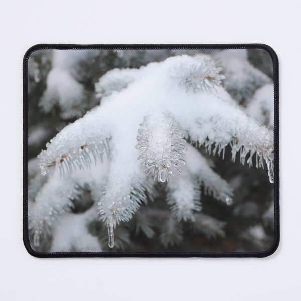 Item preview, Icy Colorado Blue Spruce Tree Branch Covered with Snow  designed and sold by JariHawk.