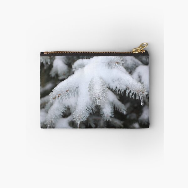 Item preview, Icy Colorado Blue Spruce Tree Branch Covered with Snow  designed and sold by JariHawk.