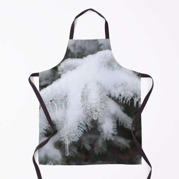 Item preview, Icy Colorado Blue Spruce Tree Branch Covered with Snow  designed and sold by JariHawk.