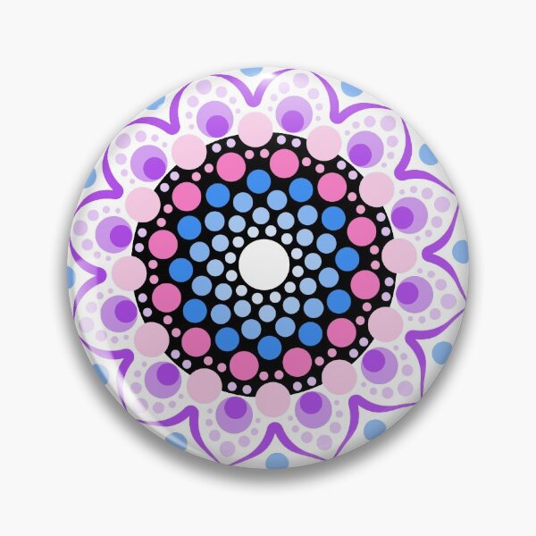 Artikelvorschau, "Inspiration" Punkt-Mandala entworfen und verkauft von ColorDropsM.