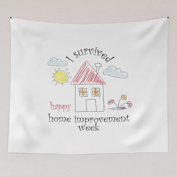 Item preview, I survived happy home improvement week designed and sold by PastaPrint.