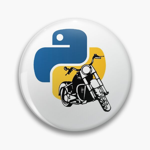 Aperçu de l'œuvre Pour les programmeurs Python fans de moto créée et vendue par PERIferyART.