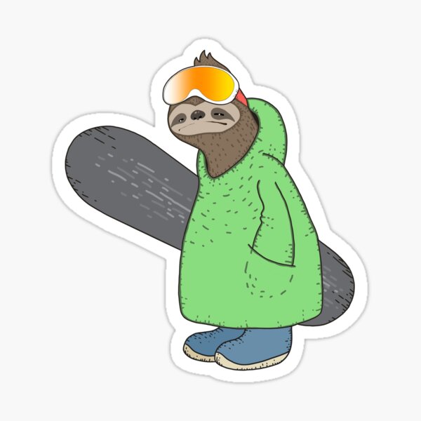 Snowboarding Stickers for Sale