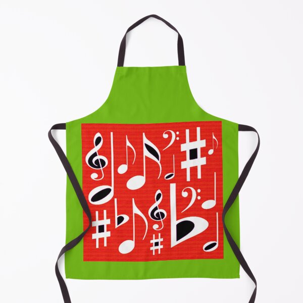 Item preview, Music Notes Red Retro Design designed and sold by SillaHoekstra.
