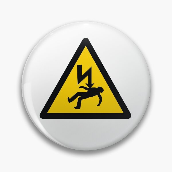 Item preview, UK Danger of Death Warning Sign designed and sold by MintGubbins.
