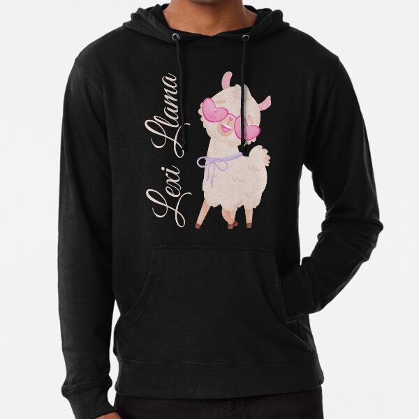lexi hensler llama moletom com capuz