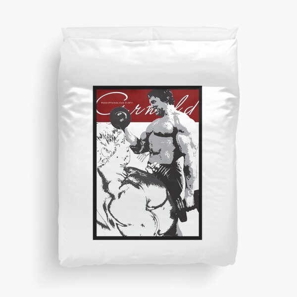 Arnold Schwarzenegger - Training Arms Duvet Cover