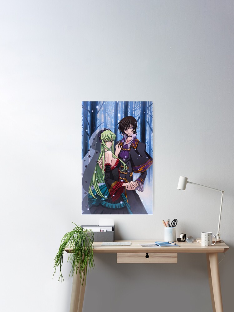 Immortal Black Wedding anime couple manga fanart Greeting Card by