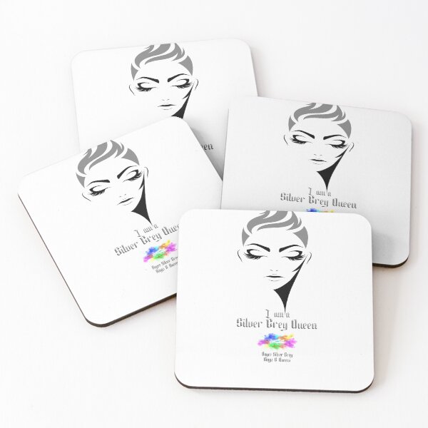 Item preview,   Soy una Reina Gris Plata con el pelo corto. designed and sold by markyboyce247.