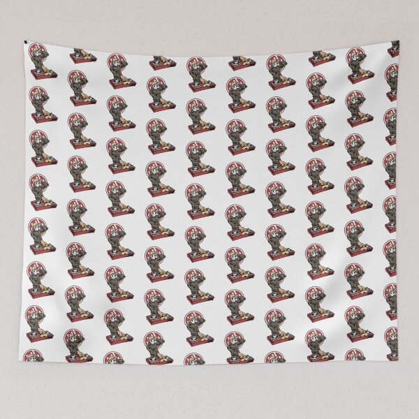 Item preview, DJ in mask playing on mixer on white designed and sold by coffeeapparel.