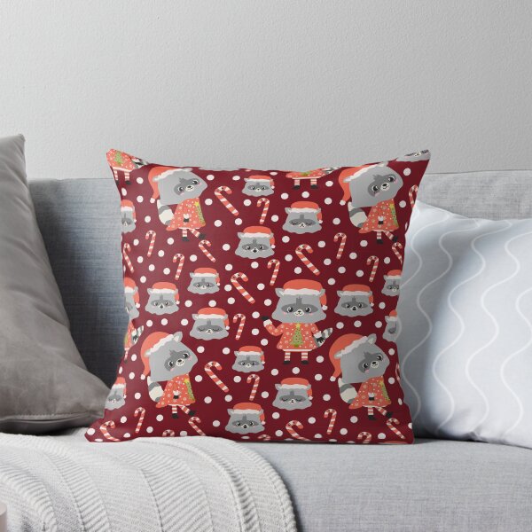 Item preview, Christmas Racoon Pattern Design Red designed and sold by racharanha.