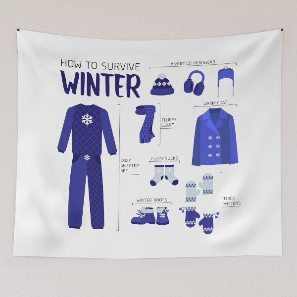 Item preview, How to Survive Winter designed and sold by Arianna Khalil.
