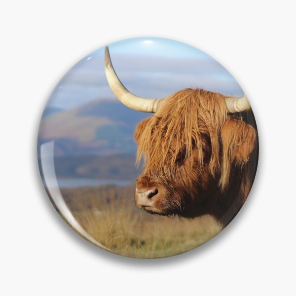 Item preview, Highland Cow on the Conic Hill Loch Lomond  designed and sold by Simply The West Prints.