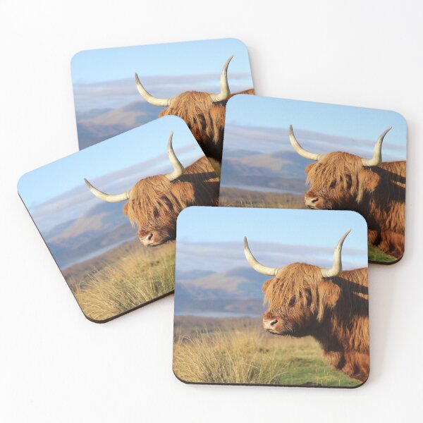 Item preview, Highland Cow on the Conic Hill Loch Lomond  designed and sold by Simply The West Prints.