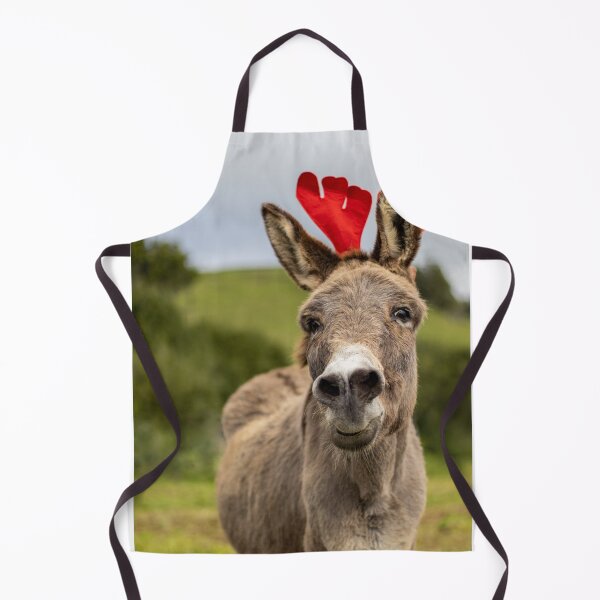 Item preview, Christmas season, donkey with decoration, funny and cute animal. designed and sold by AylaHarbich.