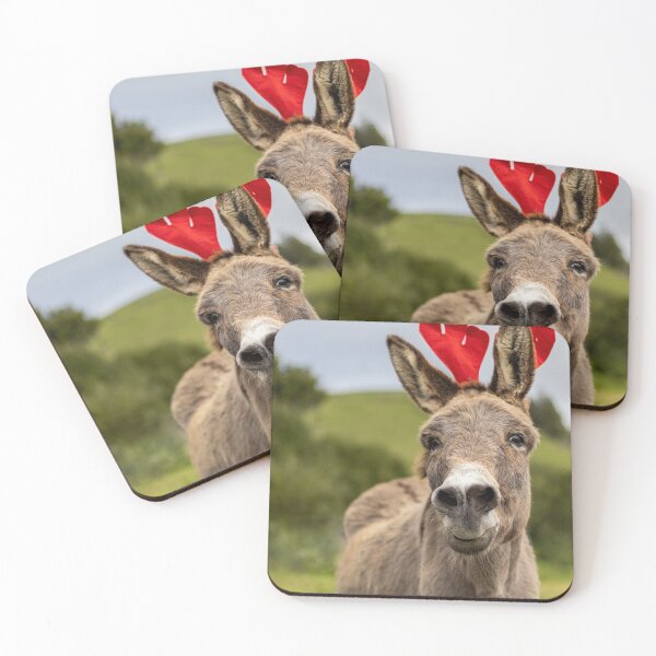 Item preview, Christmas season, donkey with decoration, funny and cute animal. designed and sold by AylaHarbich.
