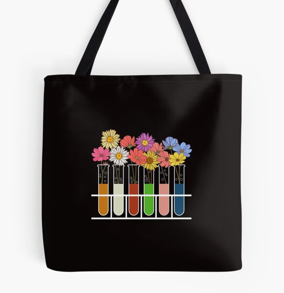 In the Lab Bag Reversible Canvas Tote Chemistry Gift 