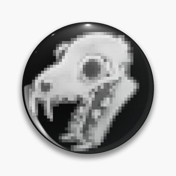 Item preview, Pixelized Canid Skull designed and sold by Vail Bates.
