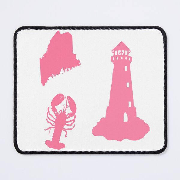 Item preview, Hot Pink State of Maine Sticker Pack  designed and sold by Dalaura.