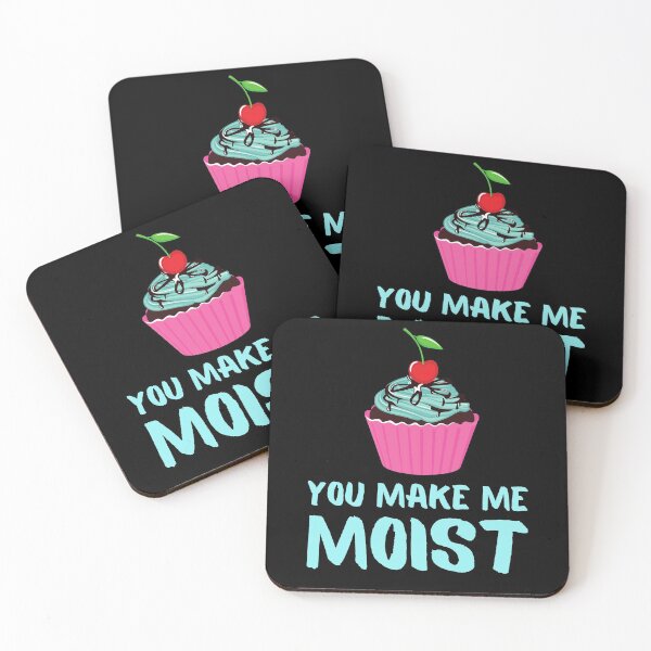 Item preview, You Make Me Moist - Naughty Sarcastic Funny Cupcake Humor designed and sold by Vibbin4Life33.