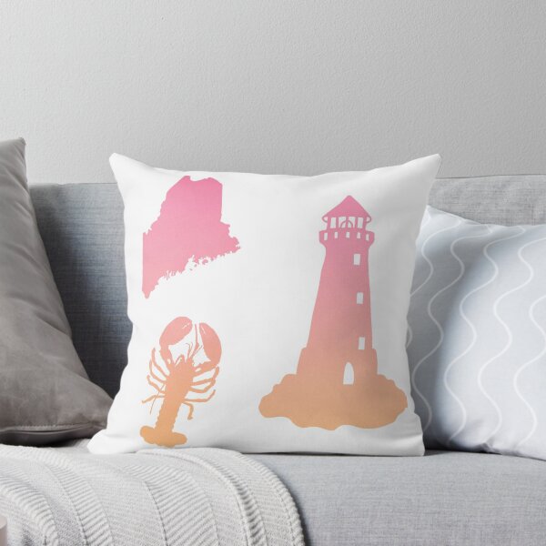 Item preview, Pink and Yellow State of Maine Sticker Pack  designed and sold by Dalaura.