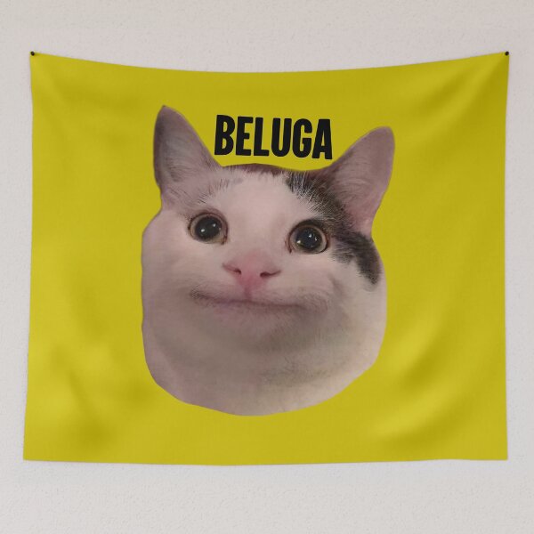 Item preview, beluga cat discord pfp  designed and sold by Stickiii ♡.