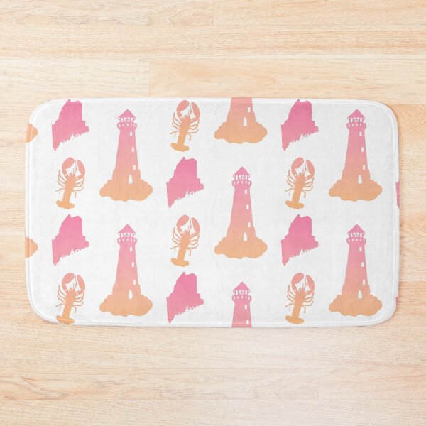 Item preview, Pink and Yellow State of Maine Sticker Pack  designed and sold by Dalaura.