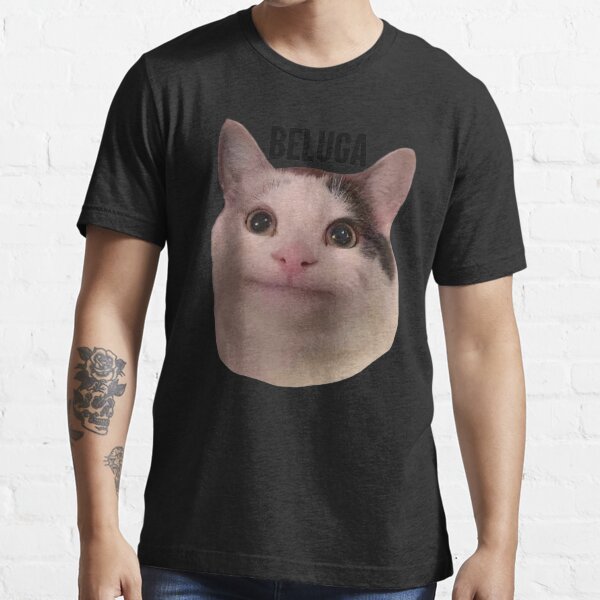 Beluga Cat T Shirt 100% Cotton Beluga Cat Pfp Beluga Cat Picture