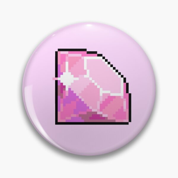 Item preview, Pink Pixel Diamond Gemstone designed and sold by theCatghost.