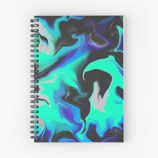 Item preview, Eclectic Blue Liquid Abstract Swirl designed and sold by Quoppidou.