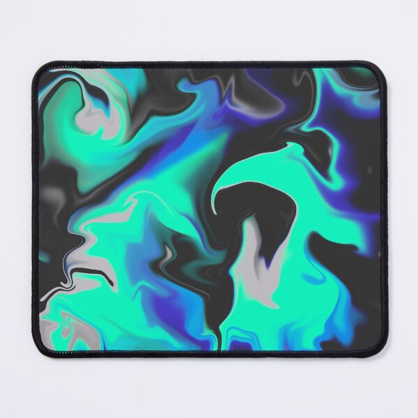 Item preview, Eclectic Blue Liquid Abstract Swirl designed and sold by Quoppidou.