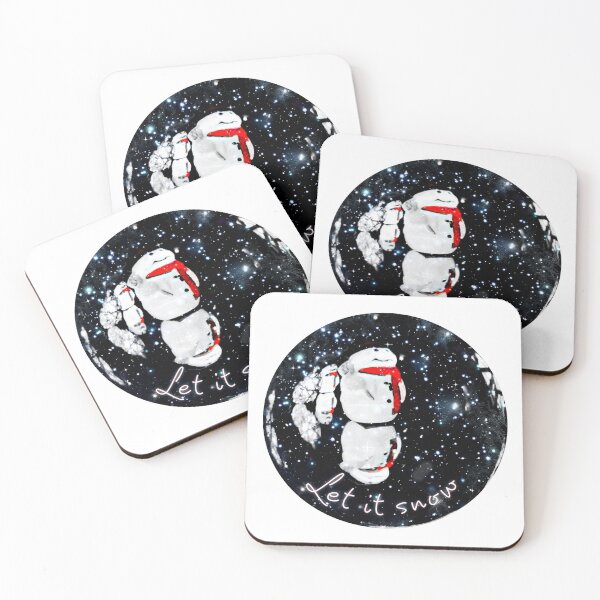 Item preview, Let is Snow _ snowman, crystal ball, photo design designed and sold by kikidu21.