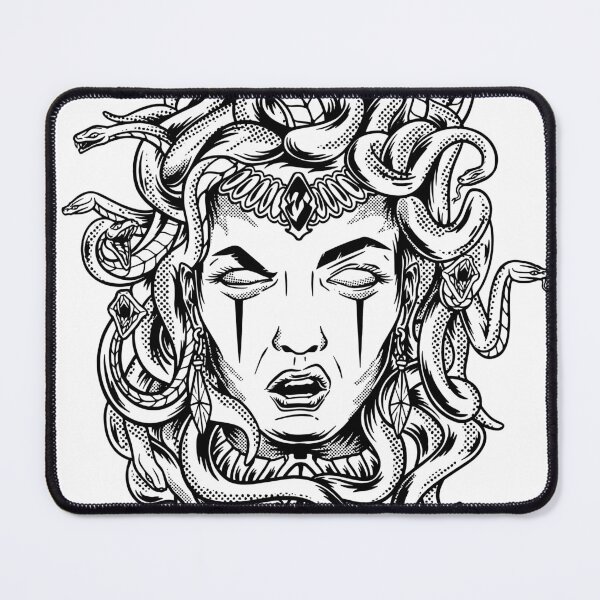 Item preview, Medusa Head Hand Drawn designed and sold by Klotho-Fashion.