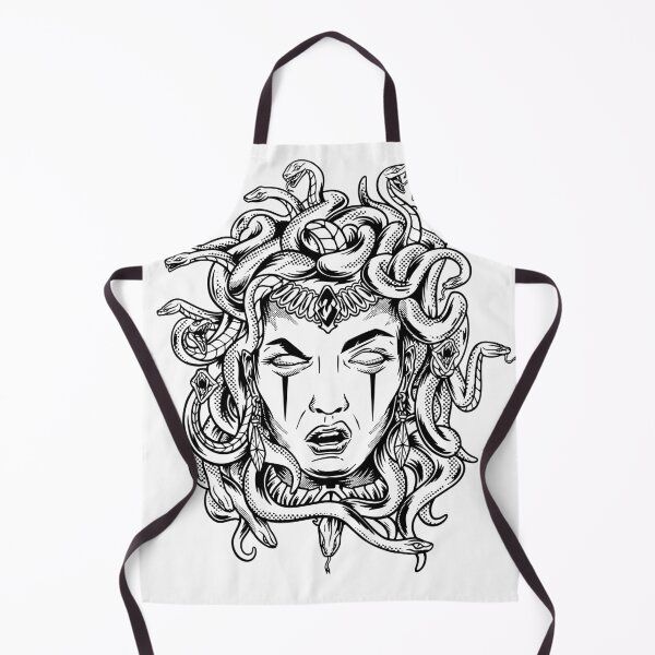 Item preview, Medusa Head Hand Drawn designed and sold by Klotho-Fashion.