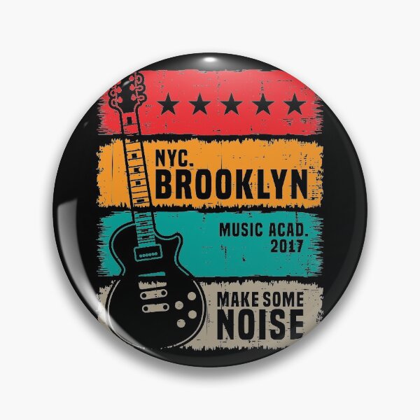 Item preview, NY Brooklyn Guitar Retro designed and sold by IrinchiDE.