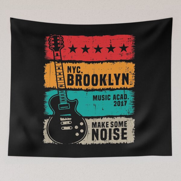 Item preview, NY Brooklyn Guitar Retro designed and sold by IrinchiDE.