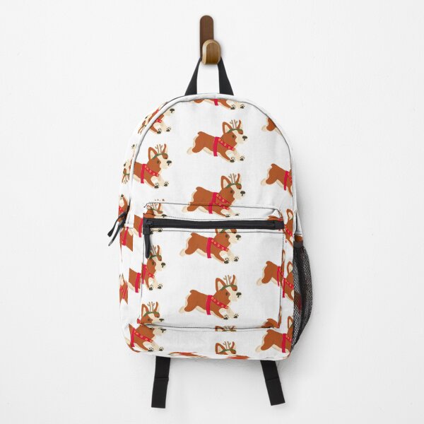 Item preview, Reindeer Corgi Running designed and sold by PenguinApproved.