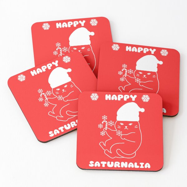 Item preview, Happy Saturnalia Cat designed and sold by coloronym.