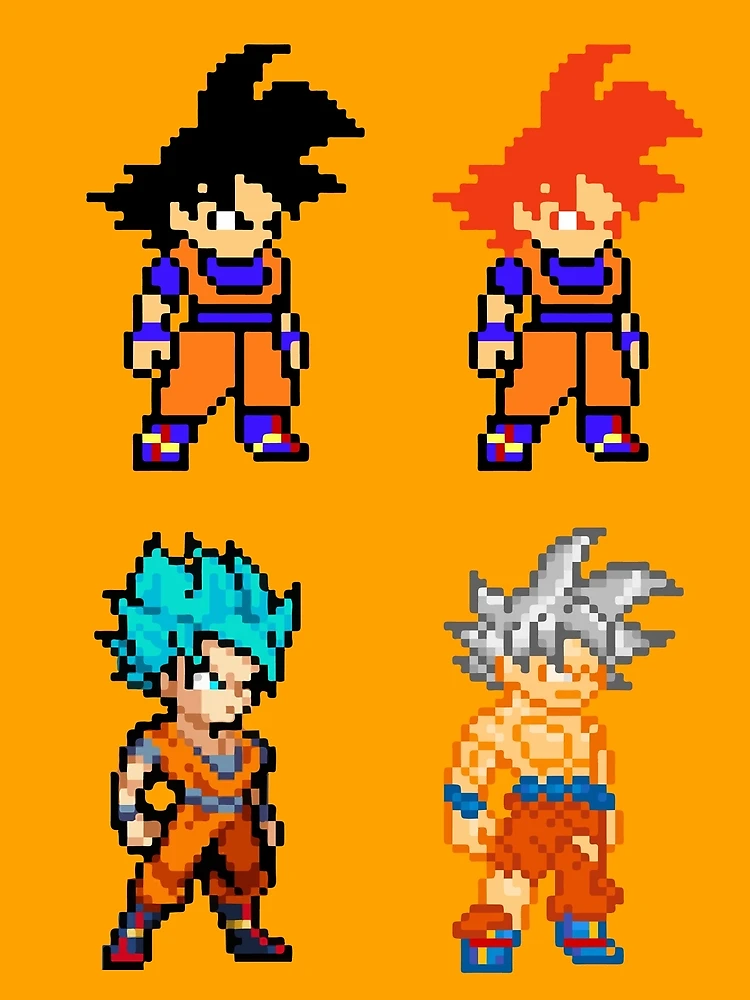 Pixilart - Super Saiyan 2 Goku by PixelKnight