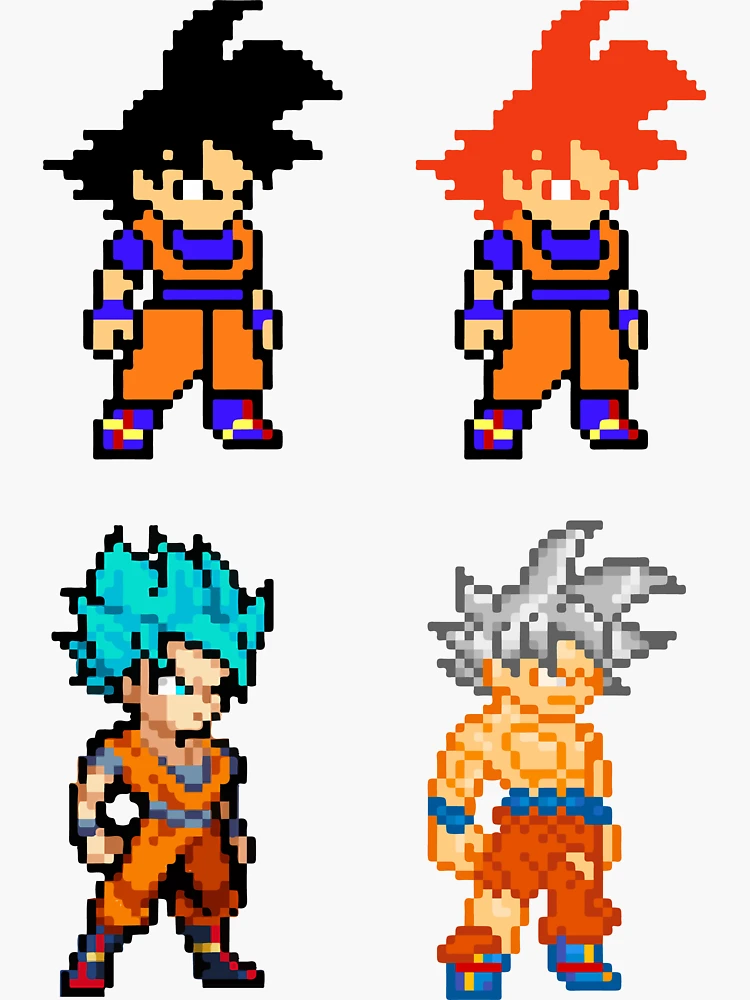 Pixilart - Goku Super Sayajin 4 by seven-shoes