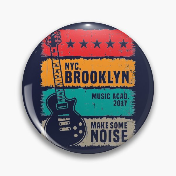Item preview, NY Brooklyn Guitar Retro designed and sold by IrinchiDE.