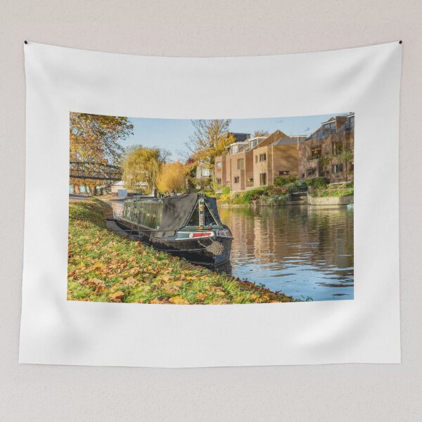 Item preview, Traditional house boat moored up on the River Cam, Cambridge designed and sold by yackers1.
