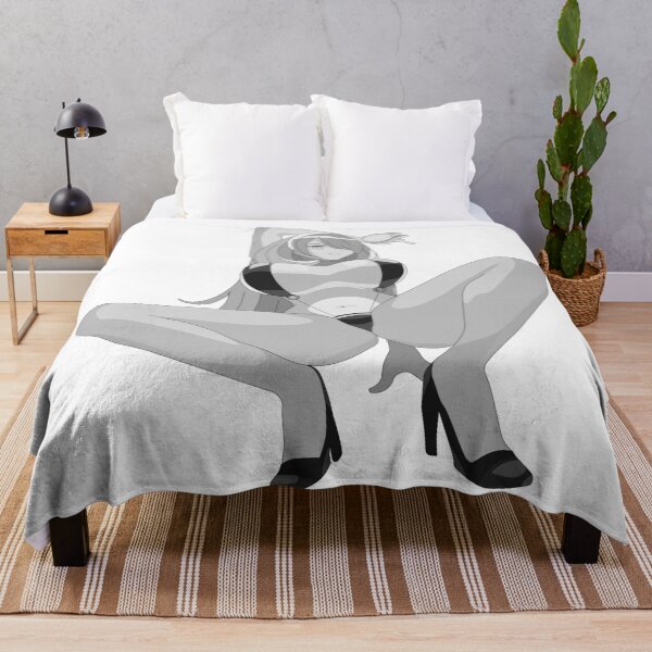 Item preview, Lewd anime girl hentai manga ecchi waifu gray tone designed and sold by ArthurPoe.