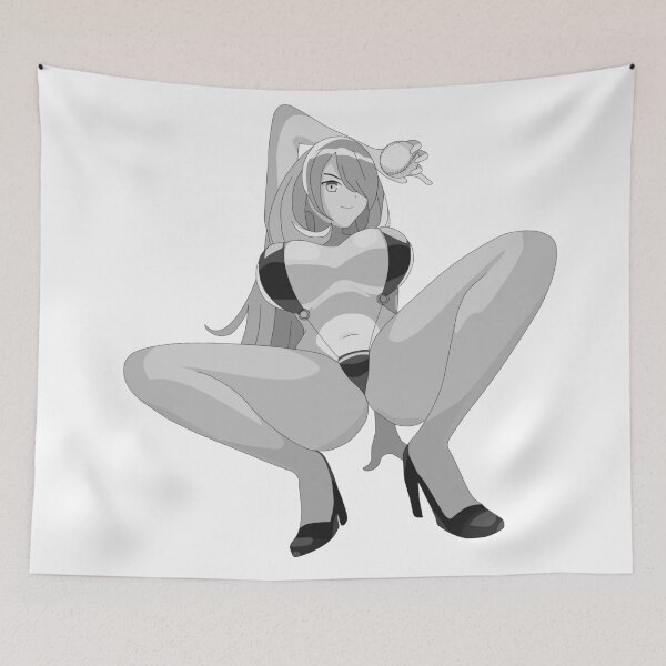 Item preview, Lewd anime girl hentai manga ecchi waifu gray tone designed and sold by ArthurPoe.