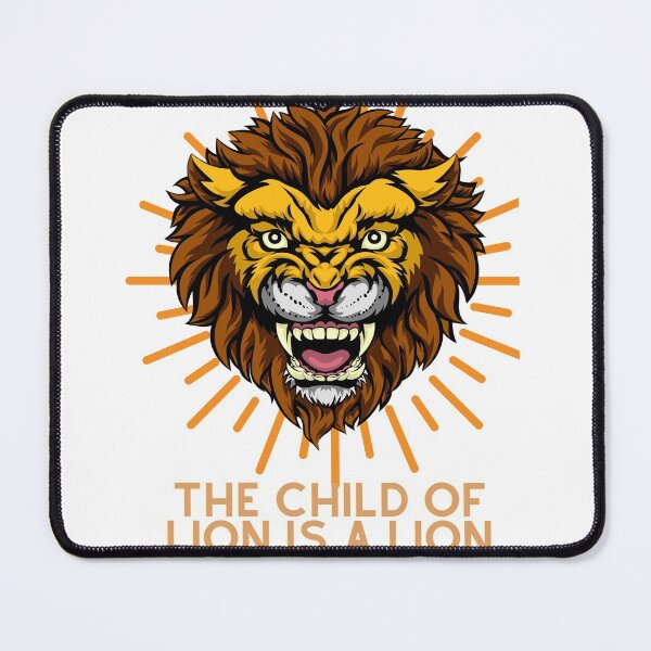 Item preview, Funny Lions Proverb: The child of the lion is a lion designed and sold by Hinny8.