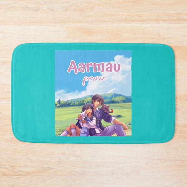 Artikelvorschau, Aphmau und Aaron mit Plüschies, Aarmau und Katzen entworfen und verkauft von DXDesignGifts.