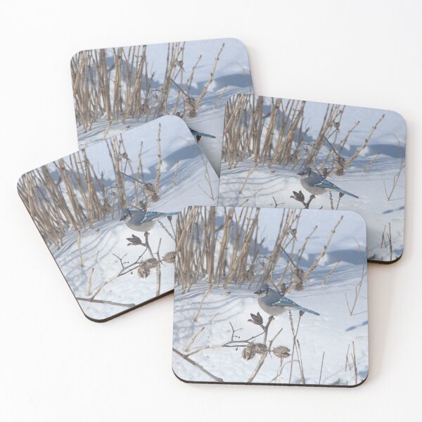 Item preview, Blue Jay in the Winter Scene designed and sold by JariHawk.